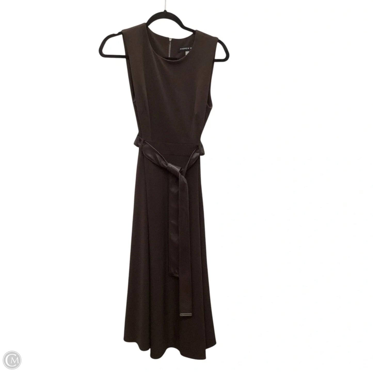 Dress Casual Midi By Andrew Marc In Blue, Size: M
