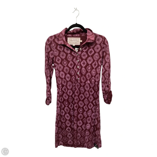 Dress Casual Short By Aventura In Purple, Size: Xs
