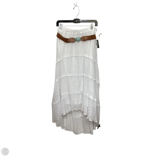 Skirt Maxi By Iz Byer In White, Size: L