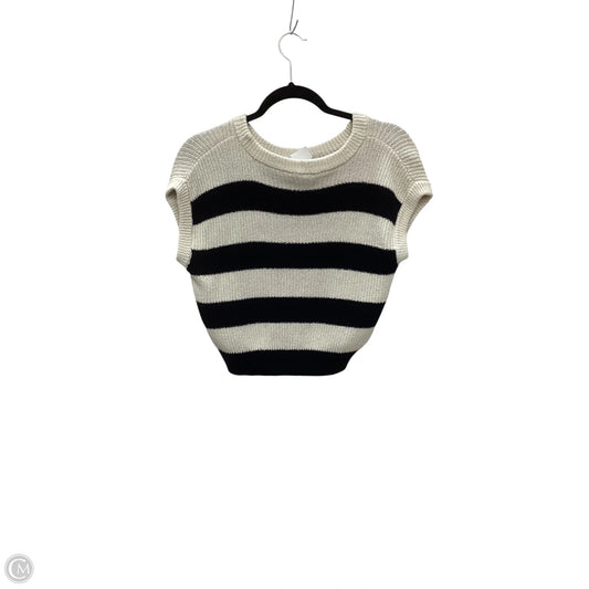 Top Sleeveless By Double Zero In Striped Pattern, Size: M
