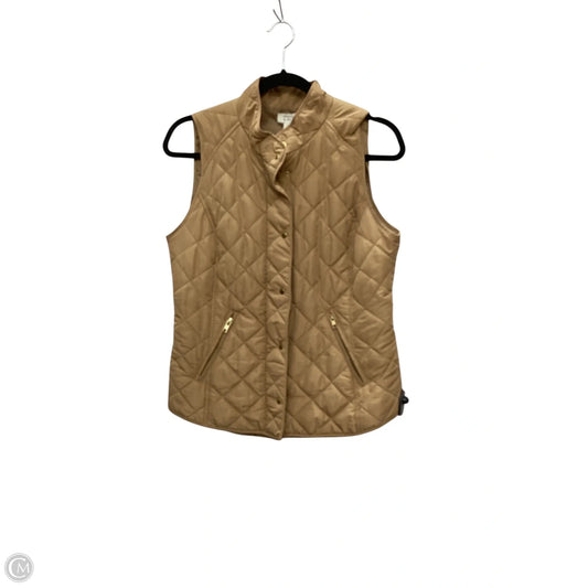Vest Puffer & Quilted By Crown And Ivy In Tan, Size: M