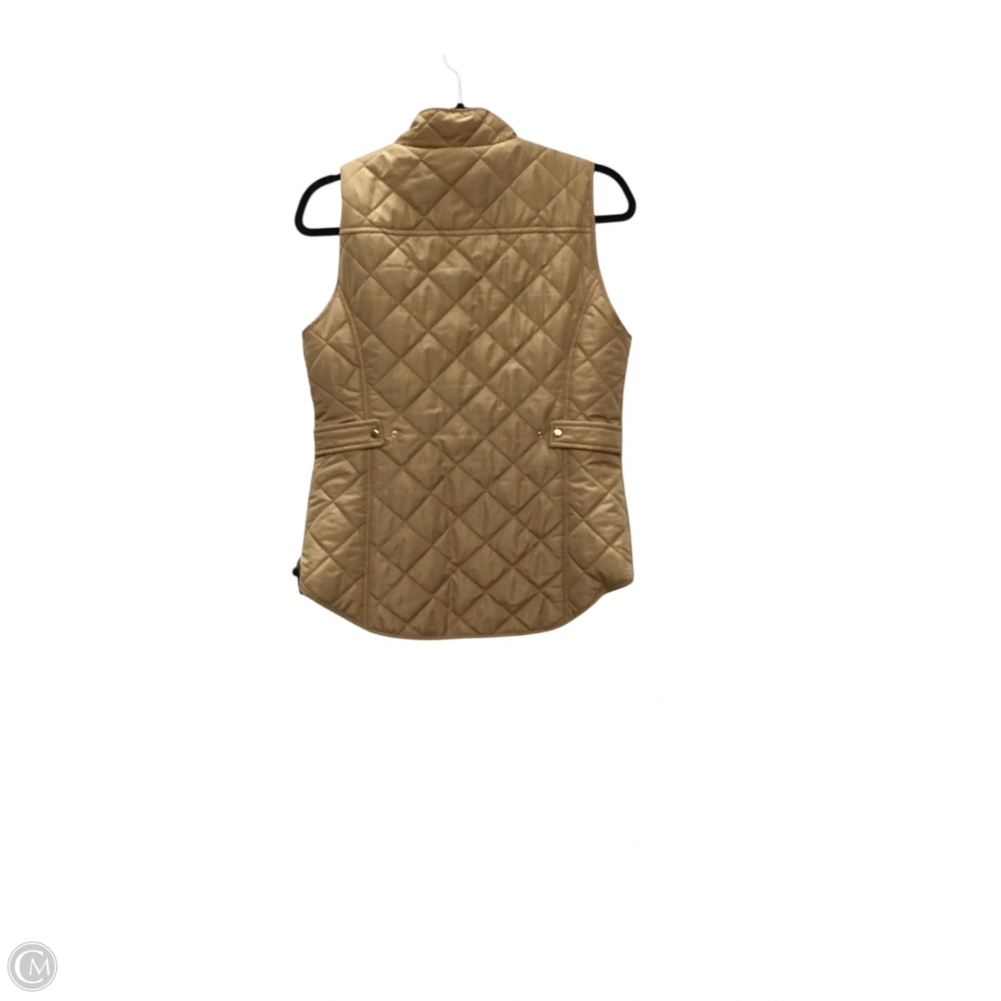 Vest Puffer & Quilted By Crown And Ivy In Tan, Size: M