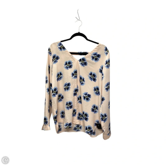 Top Long Sleeve By Loft In Pink, Size: M