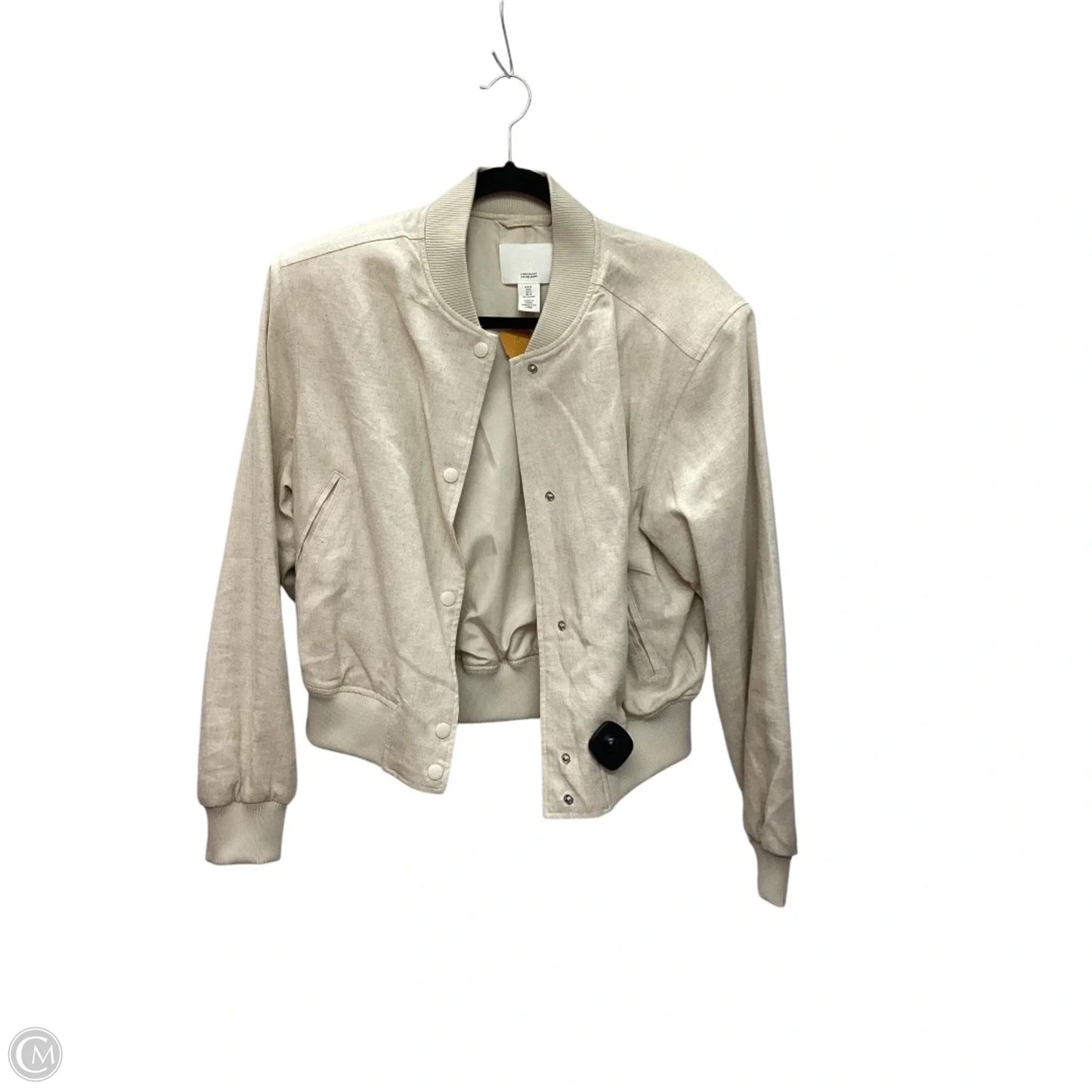 Jacket Other By H&m In Beige, Size: M