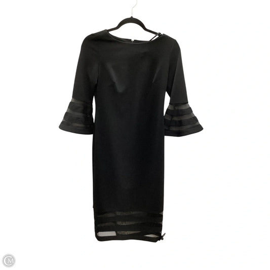 Dress Work By Calvin Klein In Black, Size: Xs