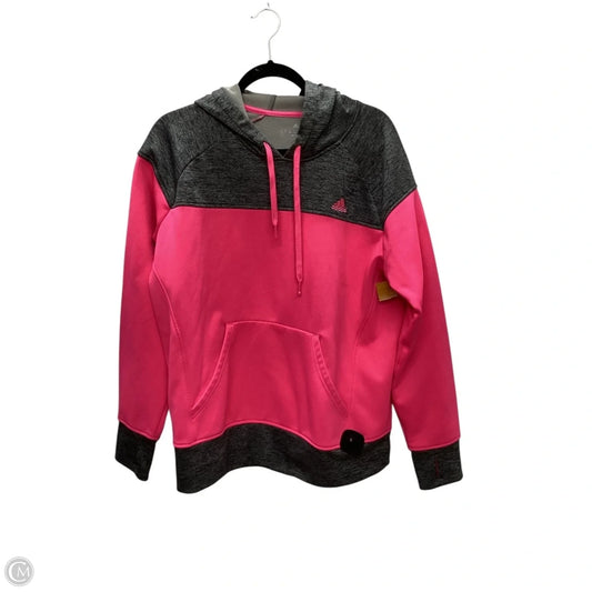 Athletic Jacket By Adidas In Grey, Size: Xl