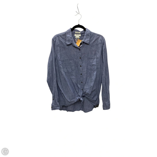 Top Long Sleeve By Ariat In Blue, Size: Xl