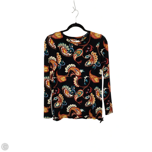 Top Long Sleeve By Chicos In Multi-colored, Size: S