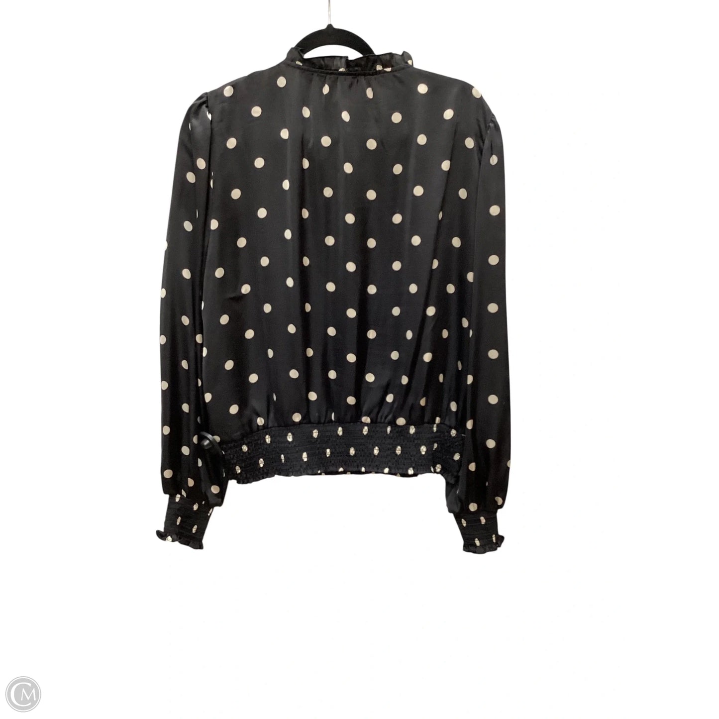 Top Long Sleeve Basic By Clothes Mentor In Polkadot Pattern, Size: Xl