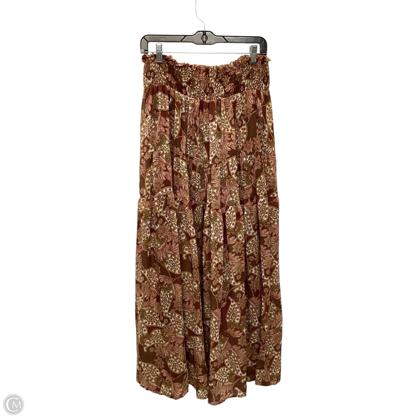 Skirt Maxi By Mittoshop In Orange, Size: L