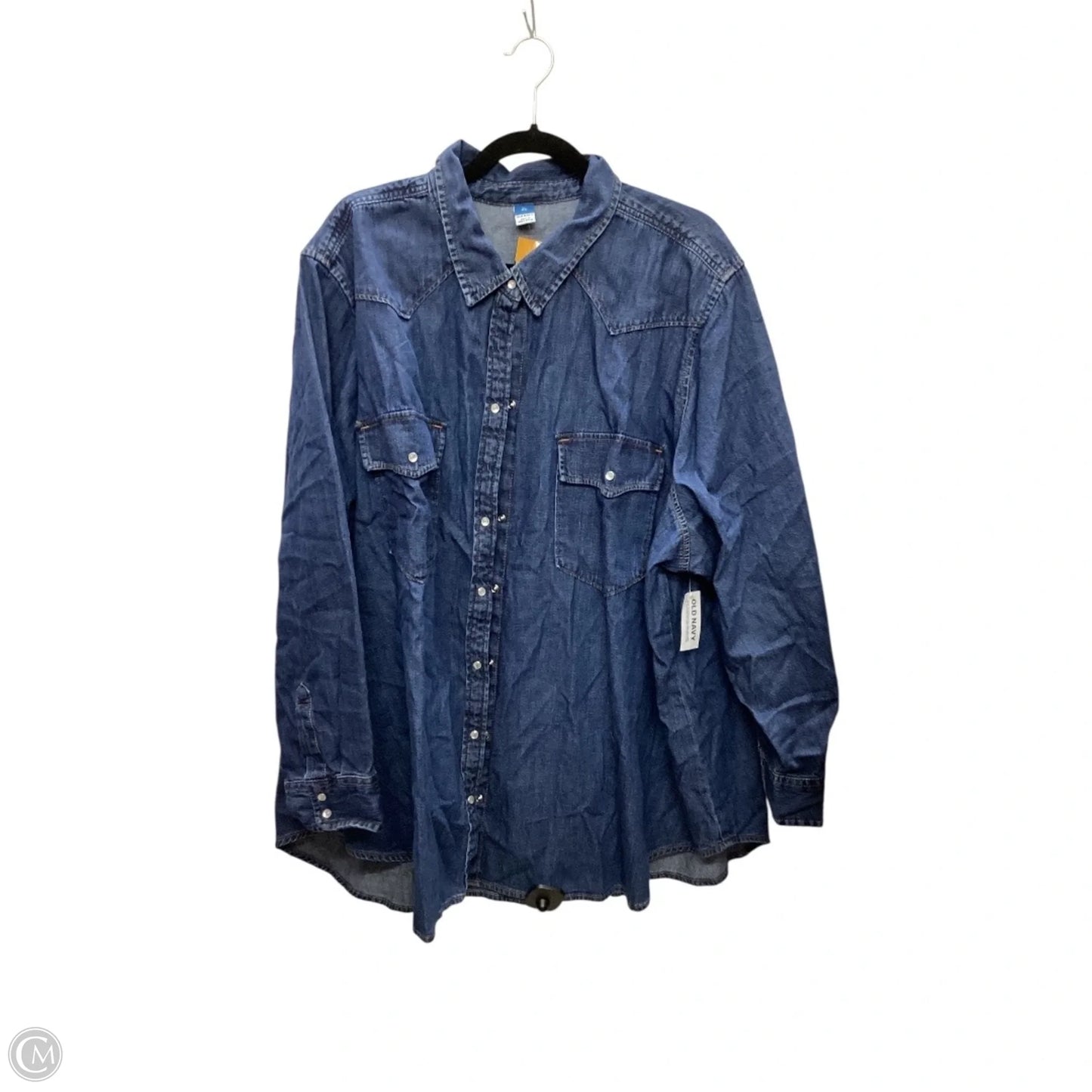 Dress Casual Short By Old Navy In Blue Denim, Size: 4x