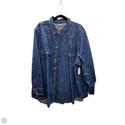 Dress Casual Short By Old Navy In Blue Denim, Size: 4x
