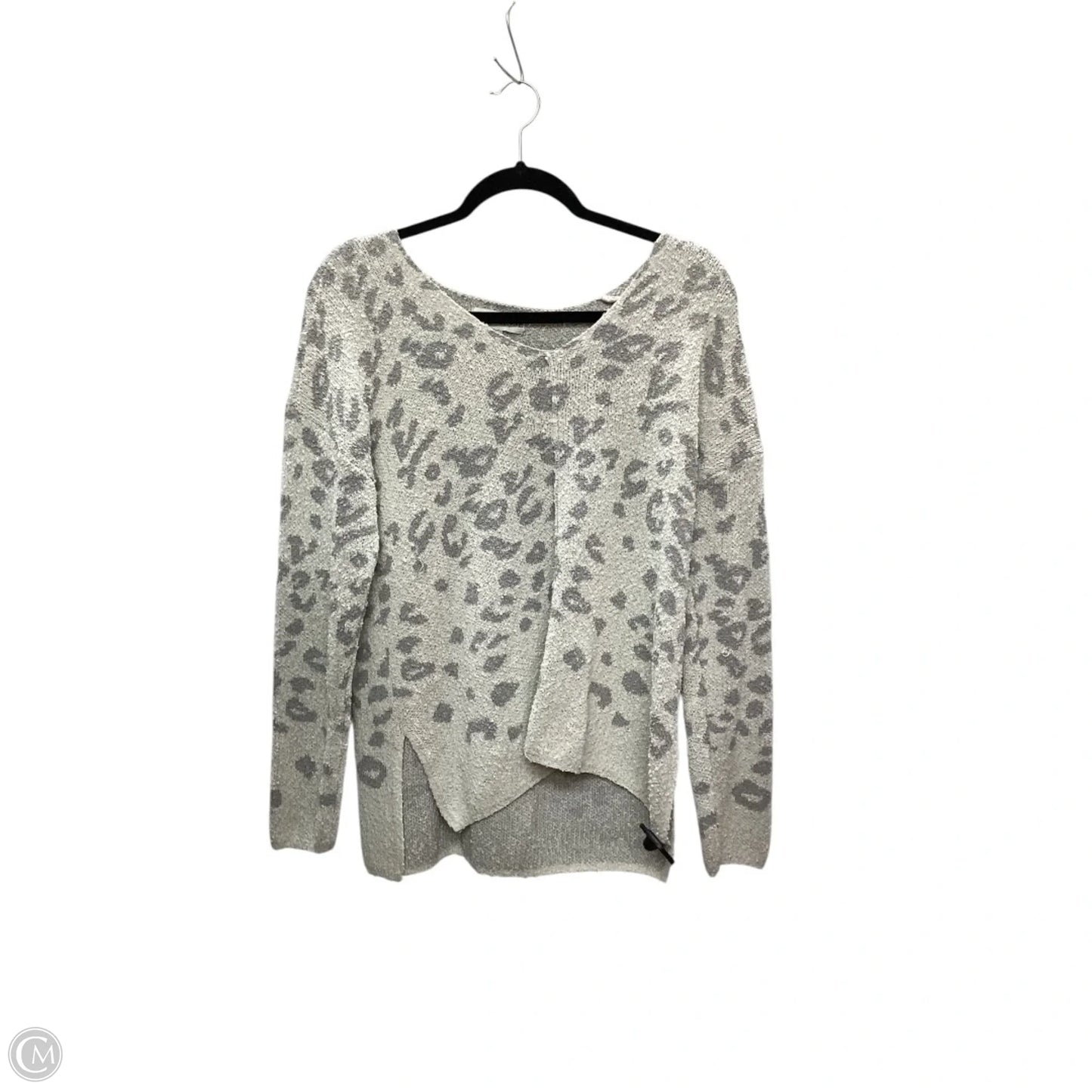 Top Long Sleeve By Knox Rose In Grey, Size: M
