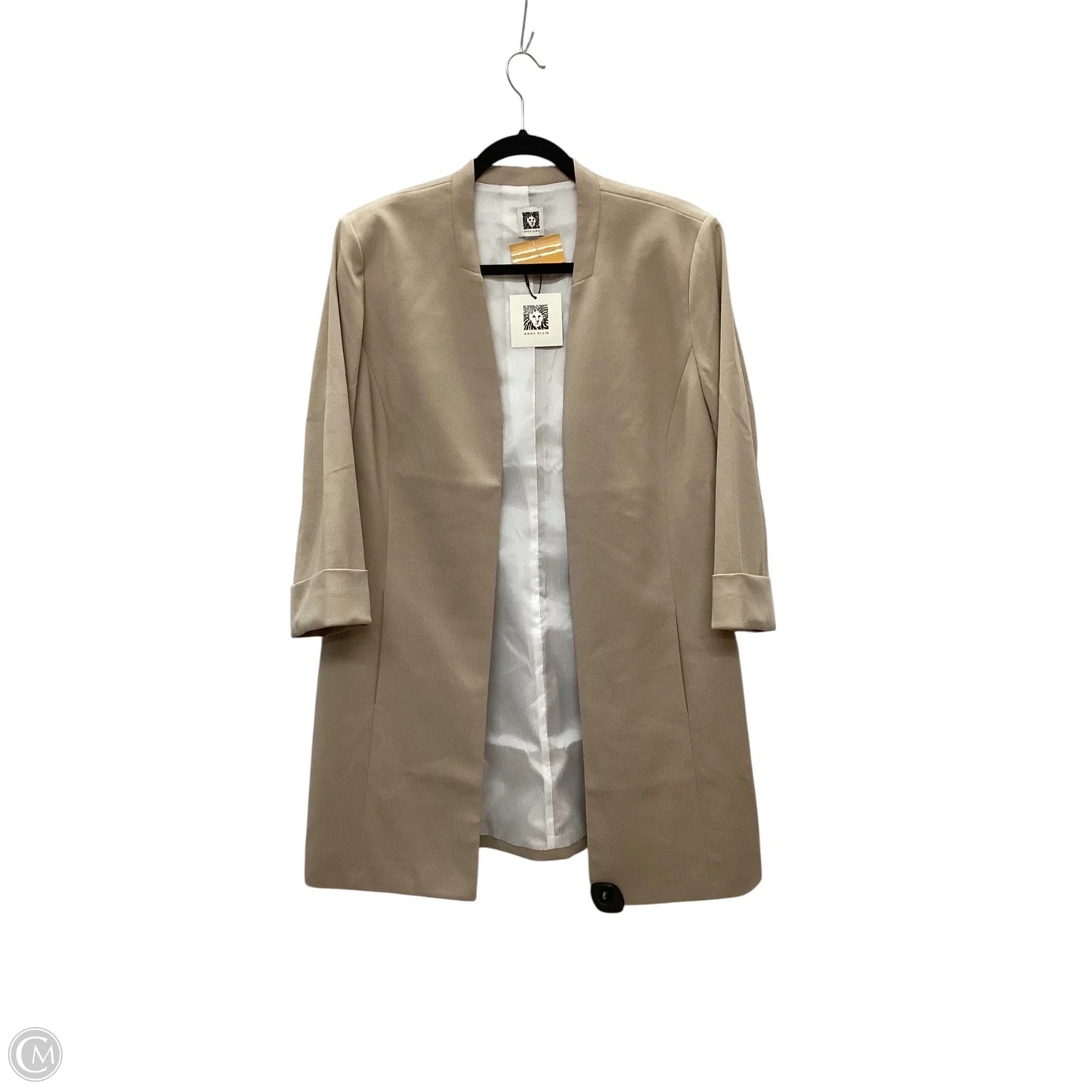 Blazer By Anne Klein In Beige, Size: L