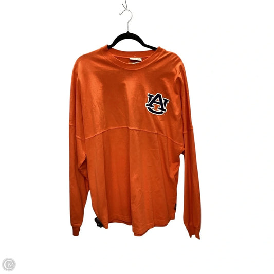 Top Long Sleeve Basic By Clothes Mentor In Orange, Size: L