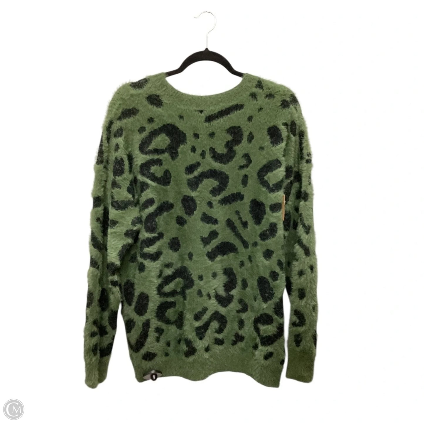 Sweater By Clothes Mentor In Green, Size: L