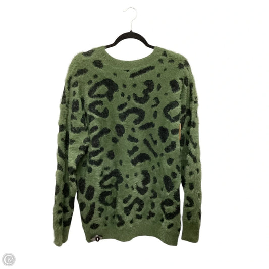 Sweater By Clothes Mentor In Green, Size: L