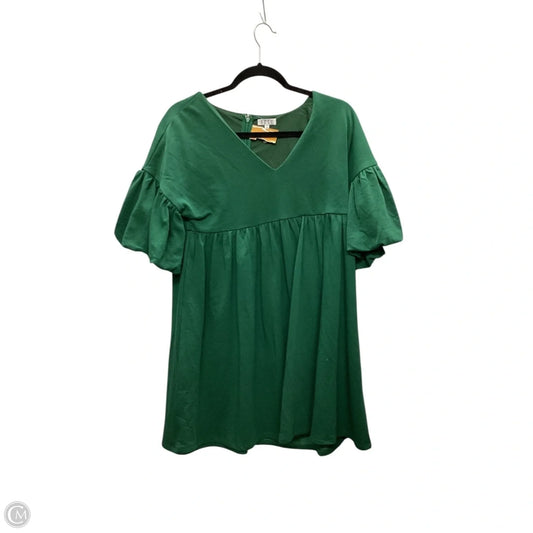 Dress Casual Short By Tcec In Green, Size: S