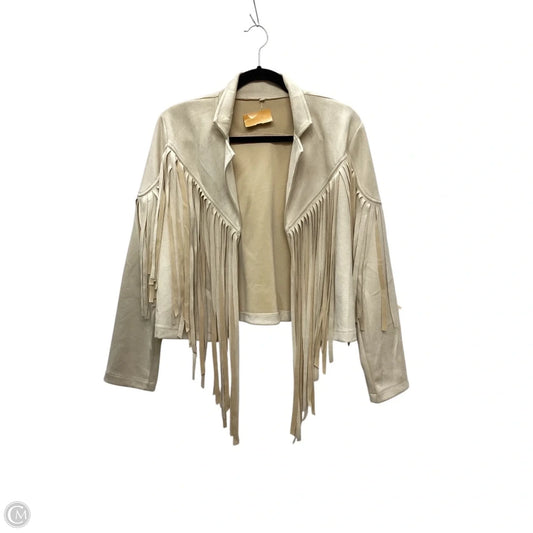 Jacket Other By Clothes Mentor In Cream, Size: Xl