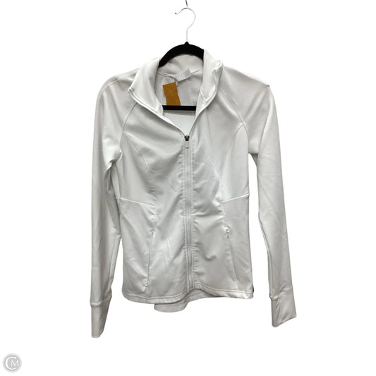 Athletic Jacket By 90 Degrees By Reflex In White, Size: M