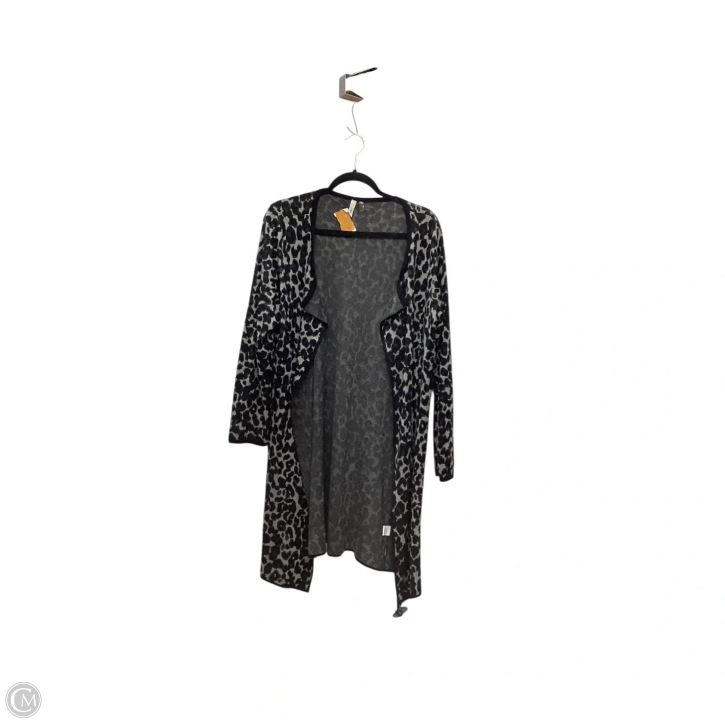 Cardigan By Ny Collection In Animal Print, Size: M