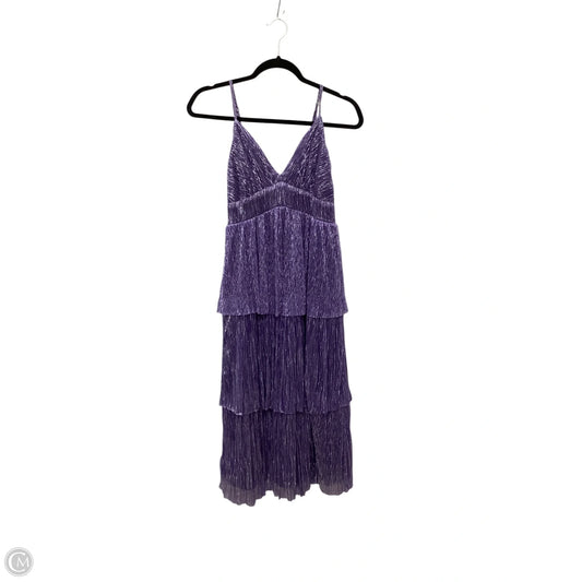 Dress Party Midi By Trixxi In Purple, Size: Xs