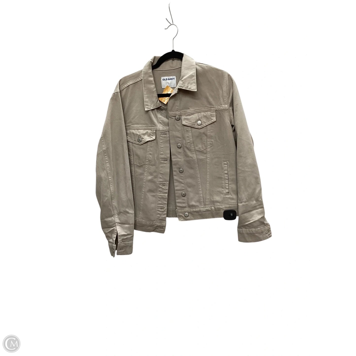 Jacket Denim By Old Navy In Tan Denim, Size: L