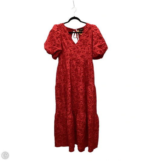 Dress Party Long By Sugar Lips In Red, Size: L