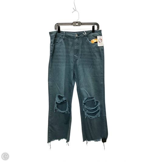 Jeans Boyfriend By Vervet In Blue, Size: 12