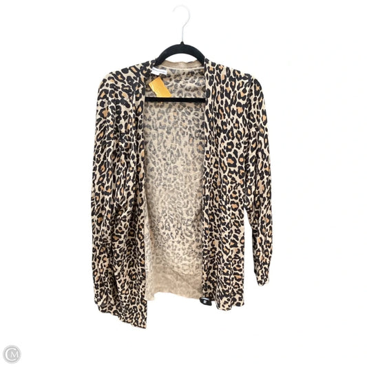 Cardigan By Amazon Essentials In Animal Print, Size: Xl