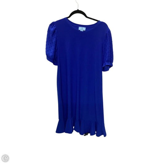Dress Casual Short By Cece In Blue, Size: M