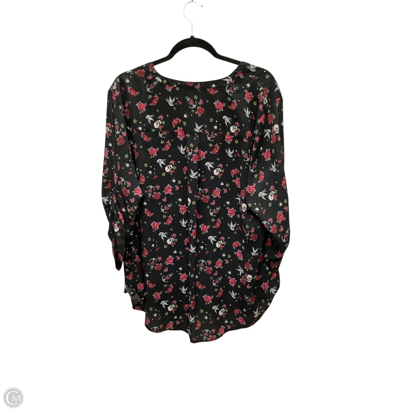 Top Long Sleeve By Torrid In Black, Size: 2x