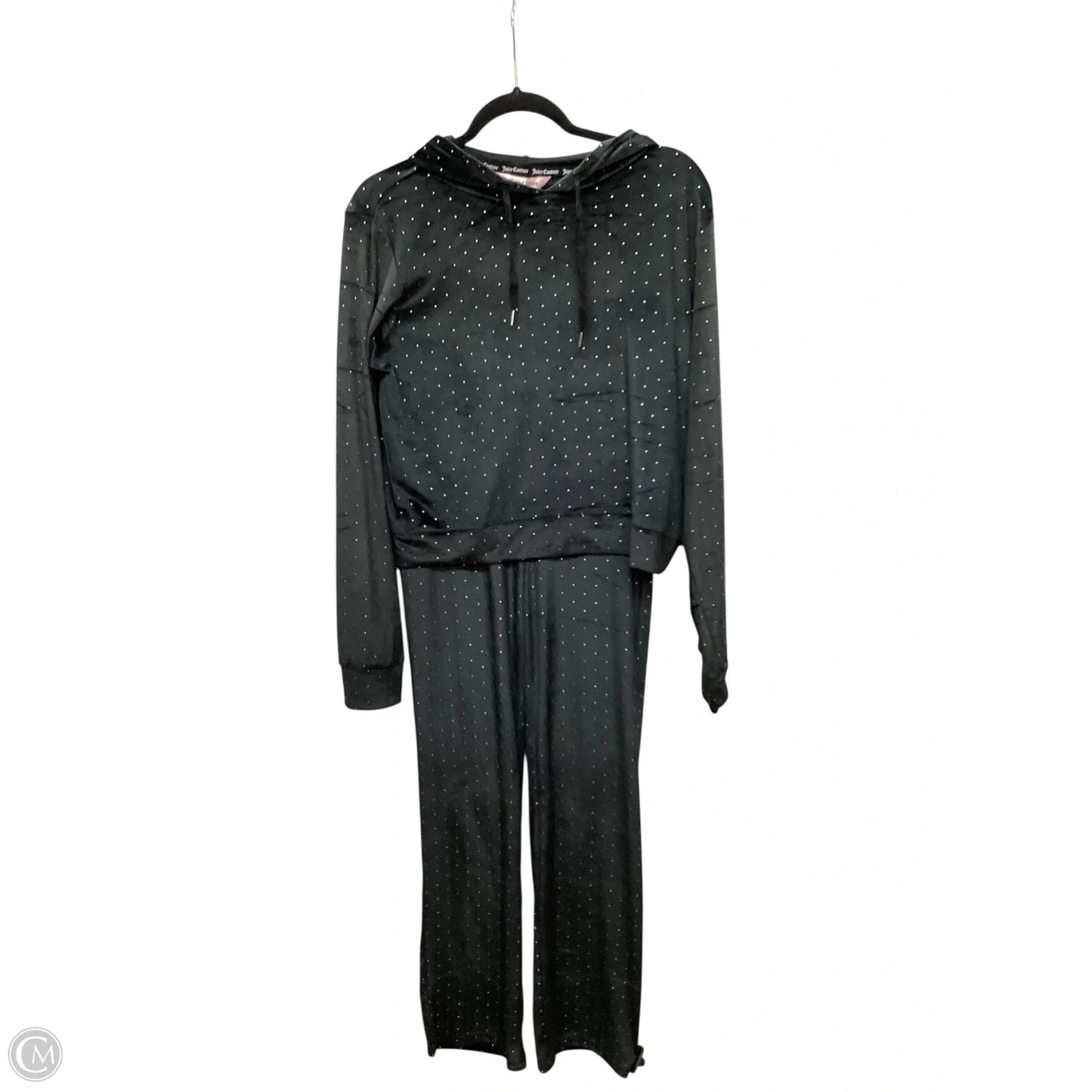 Top 2pc Long Sleeve By Juicy Couture In Black, Size: L