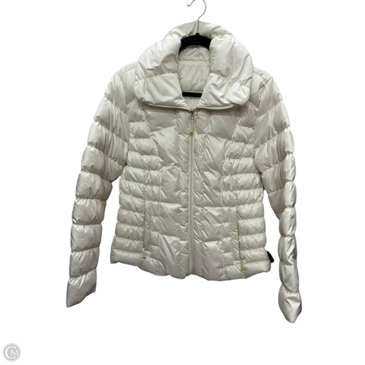 Jacket Puffer & Quilted By Kenneth Cole In White, Size: L