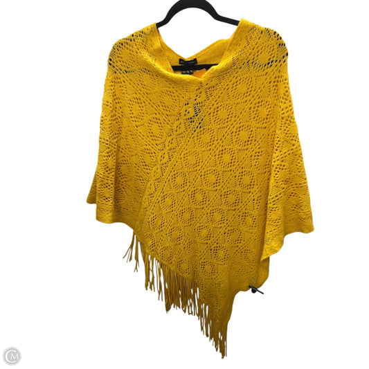 Shawl By Clothes Mentor In Yellow, Size: Osfm