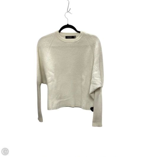 Sweater By Lauren By Ralph Lauren In Cream, Size: Sp