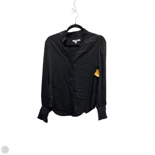 Blouse Long Sleeve By Chicos In Black, Size: S