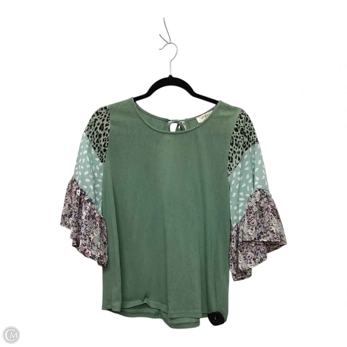Top Short Sleeve By Umgee In Green, Size: M