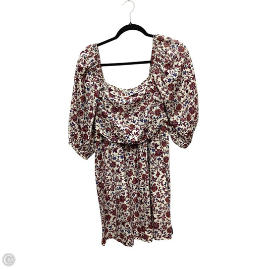 Dress Casual Short By Speechless In Floral Print, Size: M
