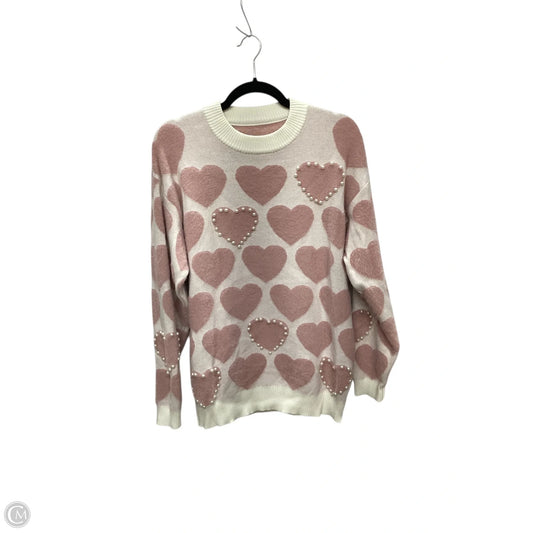 Sweater By Clothes Mentor In Pink, Size: Xl
