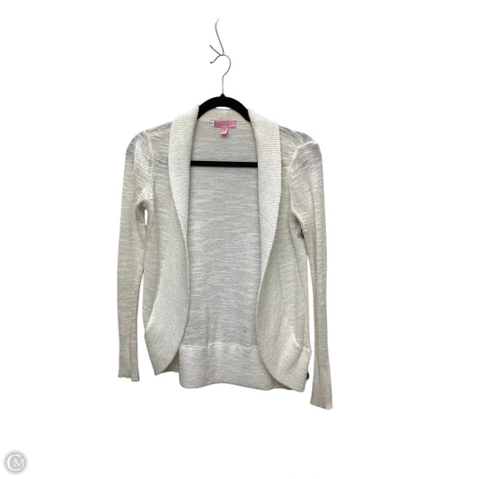 Cardigan Designer By Lilly Pulitzer In White, Size: Xxs