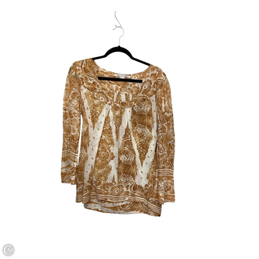 Blouse Designer By Diane Von Furstenberg In Orange, Size: M