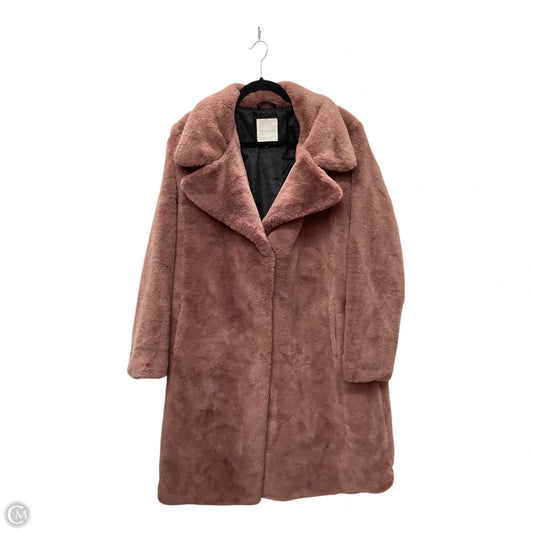 Coat Faux Fur & Sherpa By Avec Les Filles In Pink, Size: Xl