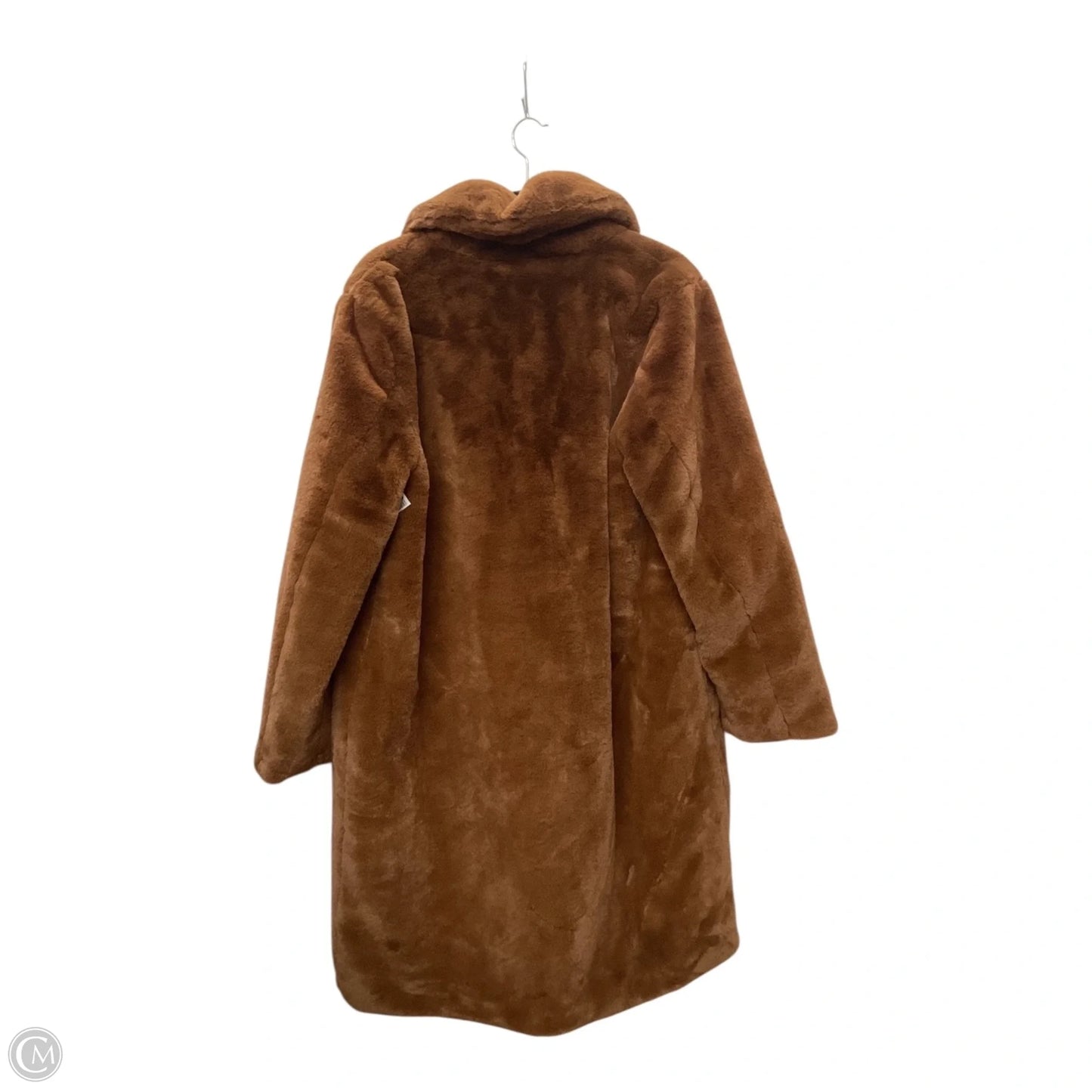 Coat Faux Fur & Sherpa By Clothes Mentor In Brown, Size: Xl