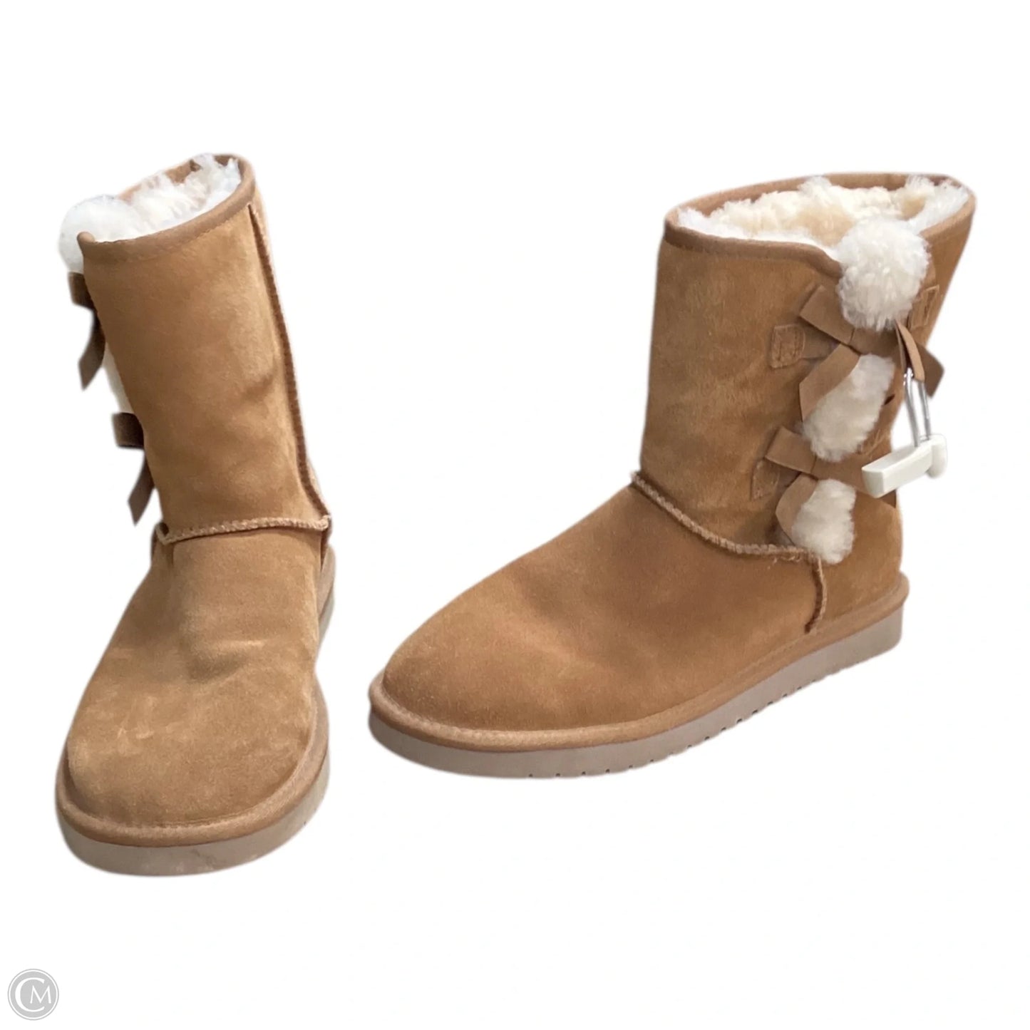 Boots Mid-calf Flats By Koolaburra By Ugg In Tan, Size: 10