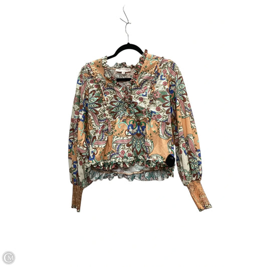 Top Long Sleeve By Clothes Mentor In Multi-colored, Size: S