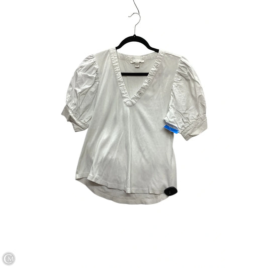 Top Short Sleeve By Chelsea And Violet In White, Size: L