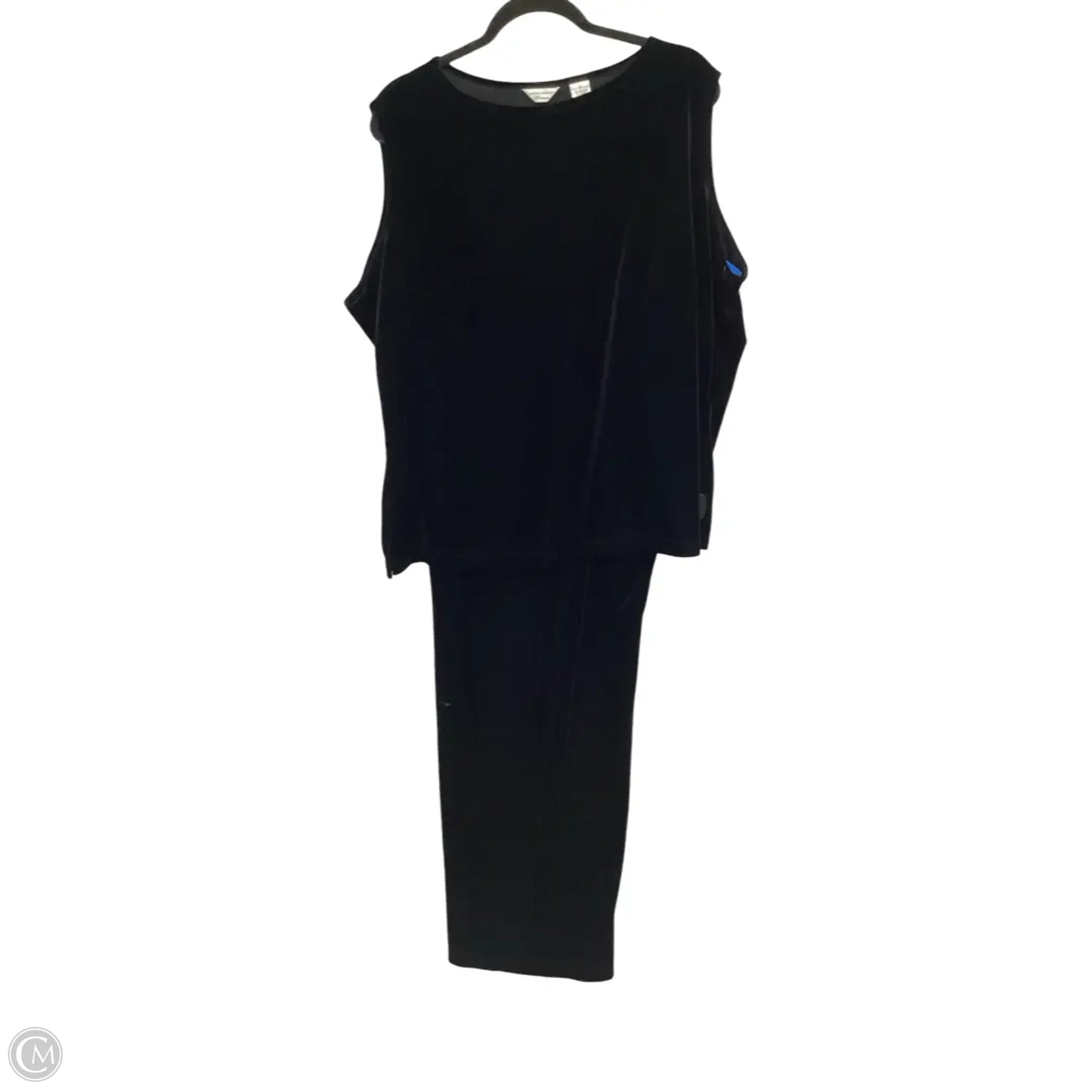 Top Sleeveless By Laura Ashley In Black, Size: 3x