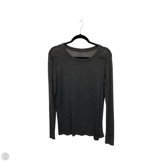 Top Long Sleeve By Lululemon In Grey, Size: S