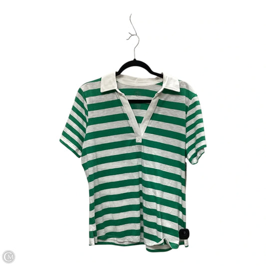 Top Short Sleeve By St Johns Bay In Green, Size: L